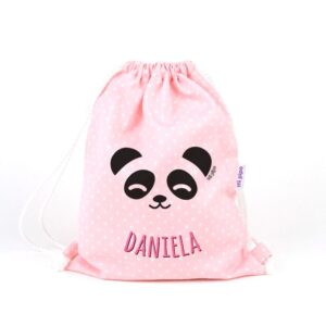 Petate panda rosa personalizado