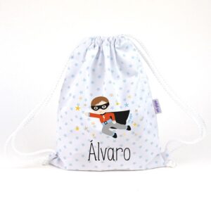 Petate superhéroe personalizado