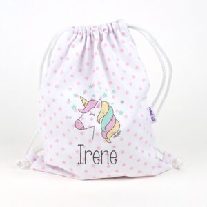 Petate unicornio personalizado