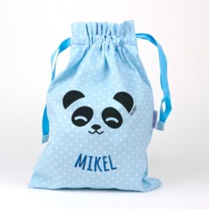 Saquito panda personalizado