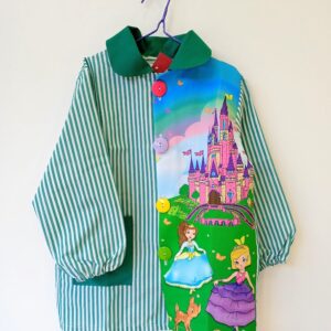 Bata escolar princesas verde