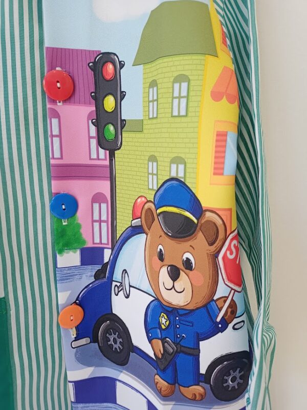 Bata escolar policía verde - Imagen 2