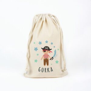 Bolsa algodón pirata estrellas personalizada