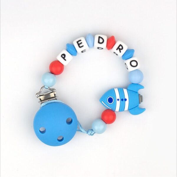 Cadena de silicona cohete personalizada