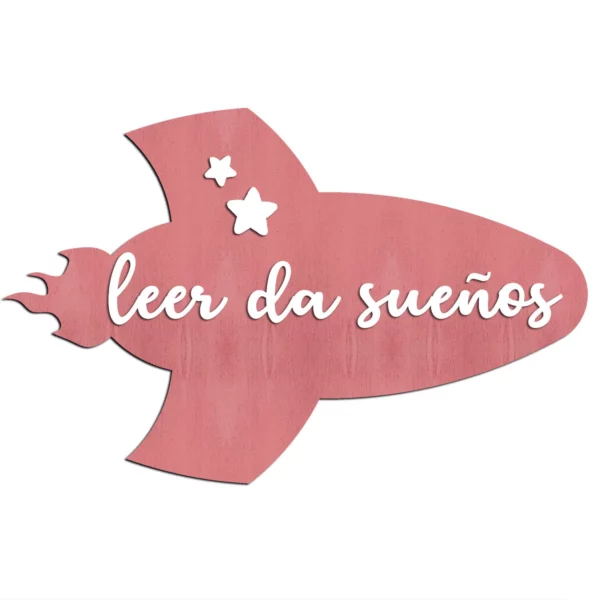 Cohete leer da sueños (color a elegir) - Imagen 3