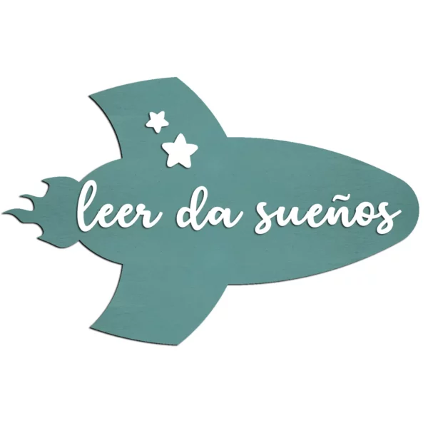 Cohete leer da sueños (color a elegir) - Imagen 2