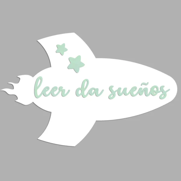 Cohete leer da sueños (color a elegir) - Imagen 5