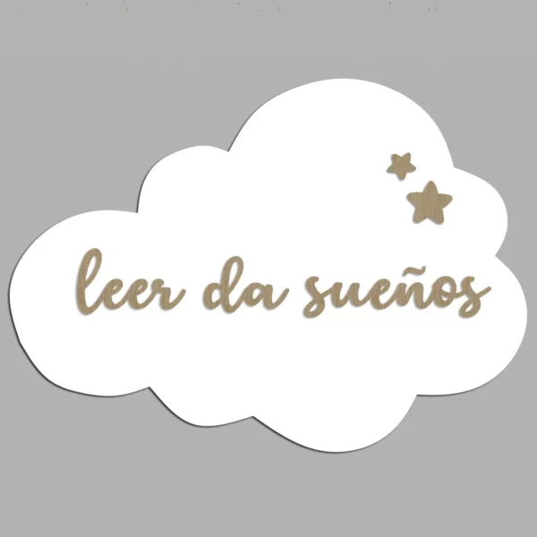 Nube leer da sueños (color a elegir) - Imagen 6