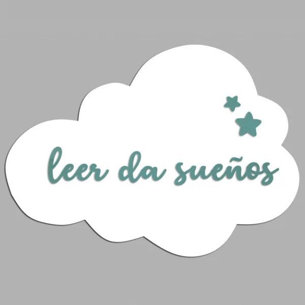 Nube leer da sueños (color a elegir) - Imagen 5