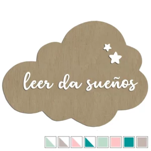 Nube leer da sueños (color a elegir)