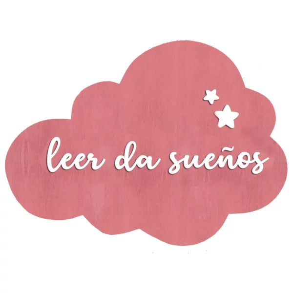 Nube leer da sueños (color a elegir) - Imagen 3