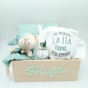 Caja madera personalizada Tía