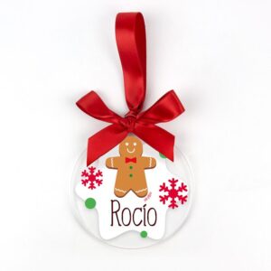 Bola Navidad metacrilato galleta personalizada