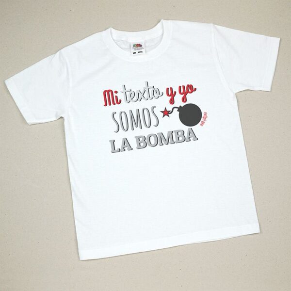 Camiseta o sudadera somos la bomba - Imagen 3