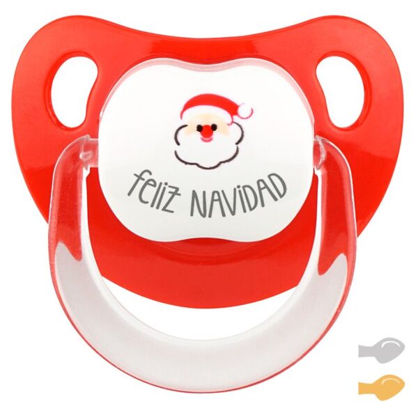 Chupete feliz Navidad Papá Noel