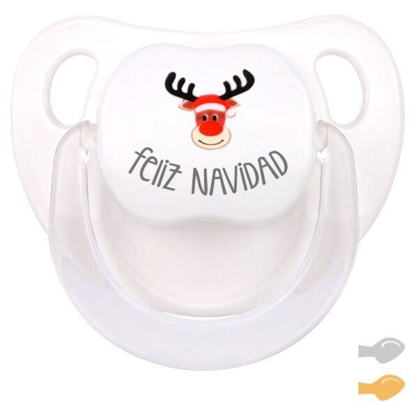 Chupete feliz Navidad reno Rudolph