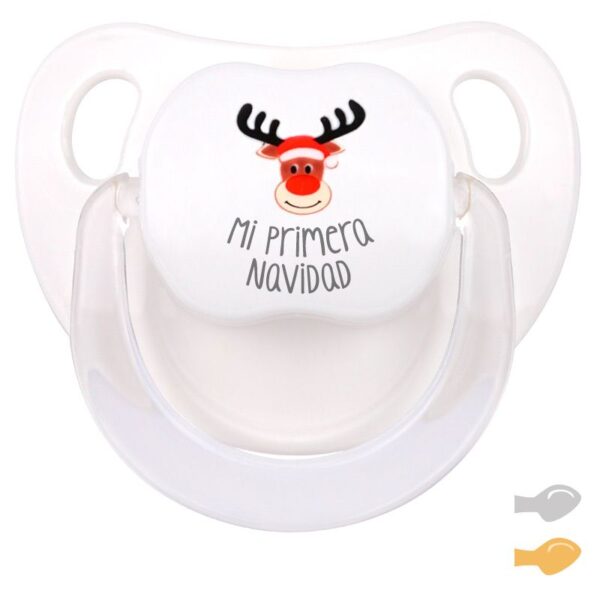 Chupete mi primera Navidad reno Rudolph
