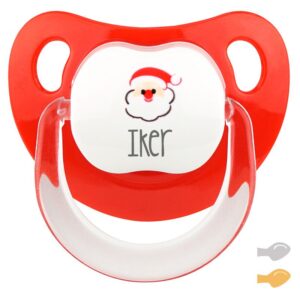 Chupete Navidad Papá Noel personalizado