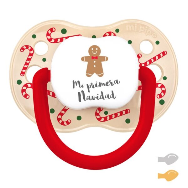 Chupete mi primera Navidad bastones galleta