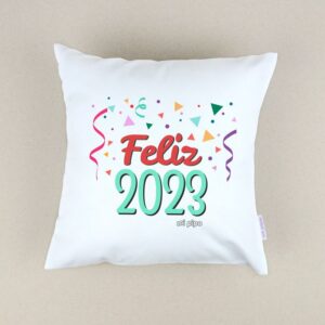 Cojín navideño feliz 2023