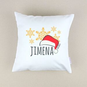 Cojín navideño personalizado gorro Navidad