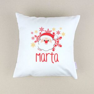 Cojín navideño personalizado Papá Noel