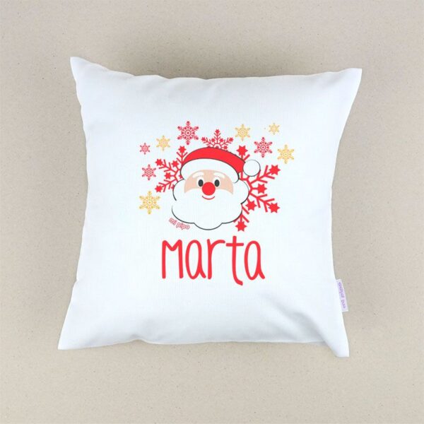 Cojín navideño personalizado Papá Noel