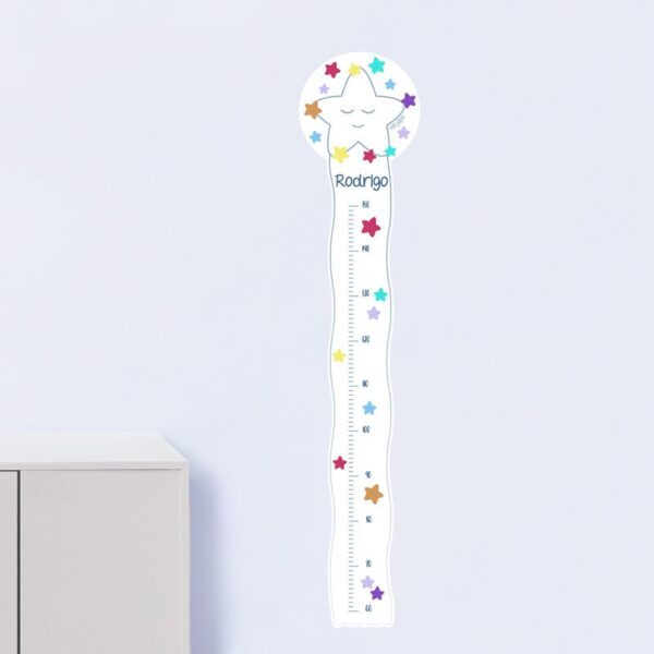 Vinilo decorativo medidor estrella