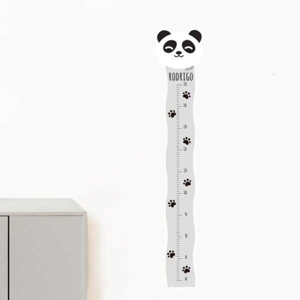 Vinilo decorativo medidor panda