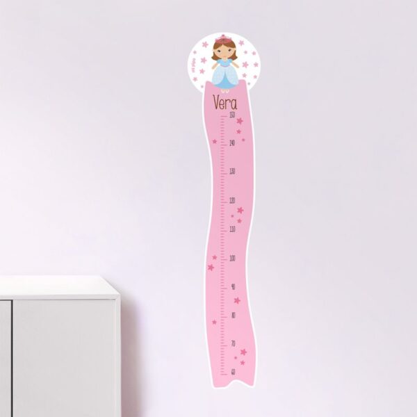 Vinilo decorativo medidor princesa