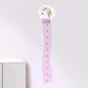 Vinilo decorativo medidor unicornio