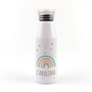 Botella aluminio arcoiris