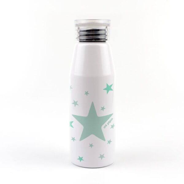 Botella aluminio estrella verde - Imagen 2
