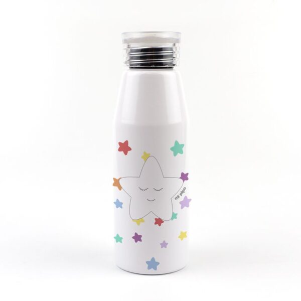 Botella aluminio estrella sonrisa - Imagen 2