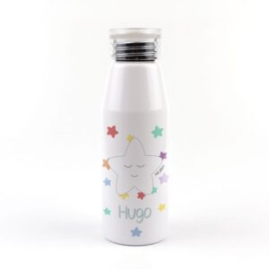 Botella aluminio estrella sonrisa