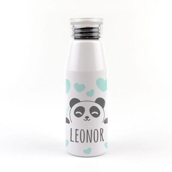 Botella aluminio panda