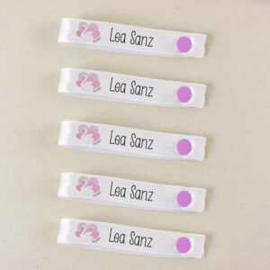 Pack 5 cintas para colgar ropa personalizadas cisne