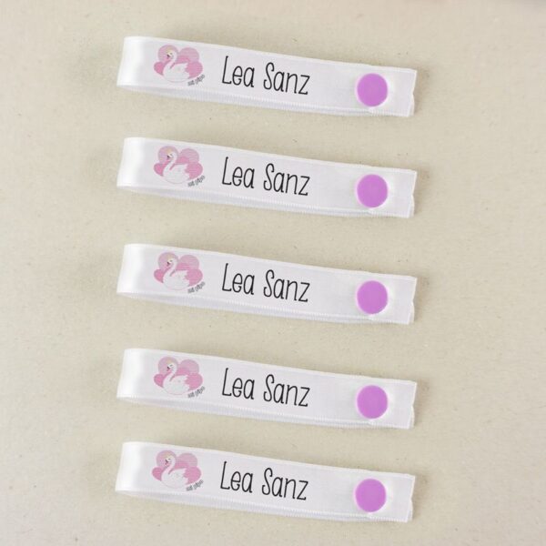 Pack 5 cintas para colgar ropa personalizadas cisne