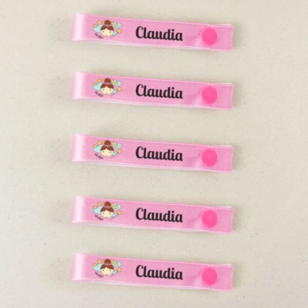 Pack 5 cintas para colgar ropa personalizadas hada