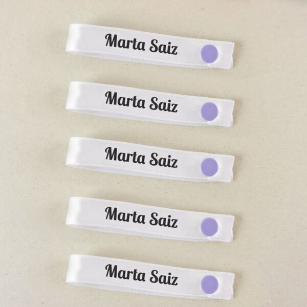 Pack 5 cintas para colgar ropa personalizadas