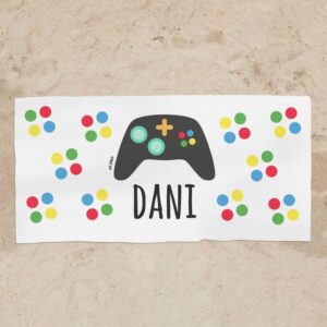 Toalla de baño consola personalizada