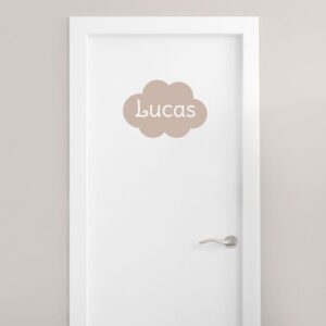 Vinilo decorativo nube topo personalizado