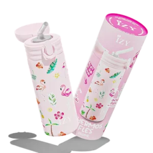 Botella termo rosa flamenco