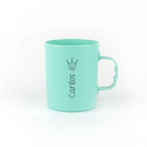 Taza básica personalizada corona (color a elegir)