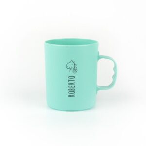 Taza básica personalizada dinosaurio (color a elegir)