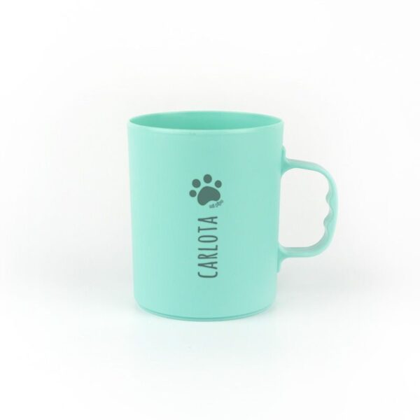 Taza básica personalizada huella (color a elegir)