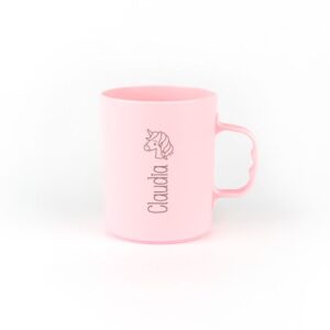 Taza básica personalizada unicornio (color a elegir)