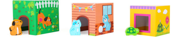 Cubos apilables con animales Small Foot - Imagen 3
