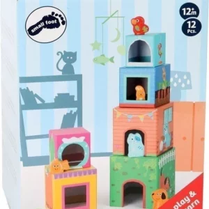 Cubos apilables con animales Small Foot