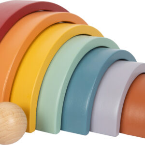 Bloques de construcción de madera Arcoiris Safari Small Foot